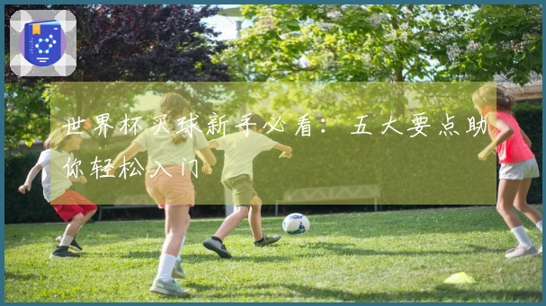 世界杯买球新手必看:五大要点助你轻松入门