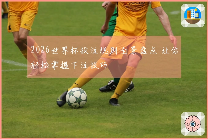 2026世界杯投注规则全景盘点 让你轻松掌握下注技巧